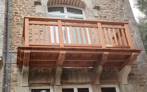ossature bois maison Guérande-5